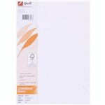 QUILL LINEN BOND BOARD 216GSM A4 WHITE PACK 25