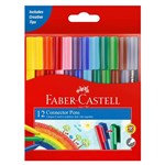 FABERCASTELL CONNECTOR PENS ASSORTED PACK 12