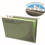 CRYSTALFILE CLASSIC SUSPENSION FILES A4 GREEN PACK 20