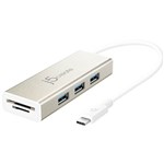 J5CREATE JCH347 3PORT HUB USBC 31 WITH SDMICRO SD CARD READER