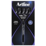 ARTLINE PEN FLOW RTABLE MED BLACK