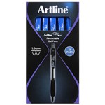 ARTLINE FLOW RETRACTABLE BALLPOINT PEN 10MM BLUE BOX 12