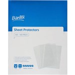 BANTEX TOUGH SHEET PROTECTORS 120 MICRON A4 CLEAR BOX 100
