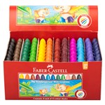 FABERCASTELL CHUBLETS WAX CRAYON ASSORTED BOX 96