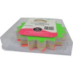 RAINBOW KINDER SHAPES STARBURST 300GSM 150MM FLURO ASSORTED PACK 60