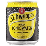 SCHWEPPES TONIC WATER CAN 200ML CARTON 24