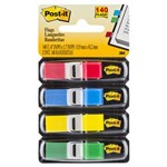 POSTIT 6834 MINI INDEX FLAGS PRIMARY ASSORTED PACK 140