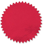 EMBOSSING STAMP FOIL RED 50MM PACK 60