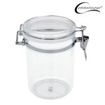 CONNOISSEUR STORAGE CANISTER ACRYLIC ROUND 08 LITRE CLEAR