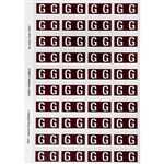 AVERY 44507 LATERAL FILE LABEL SIDE TAB COLOUR CODE G 25 X 42MM BROWN PACK 240