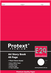 PROTEXT PREMIUM E24 STORY BOOK PLAIN AND 12MM RULED 48 PAGE A4