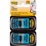 POSTIT 680IH2 INITIAL HERE FLAGS BLUE TWIN PACK 100