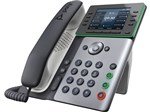 HP POLY EDGE E320 IP PHONE AND POE BLACK