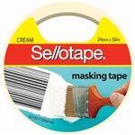 SELLOTAPE 960504 MASKING TAPE 24MM X 50M CREAM