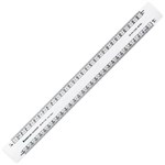 STAEDTLER 961 803AS ACADEMY OVAL SCALE RULER 300MM CLEAR