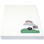 RAINBOW DIGITAL COATED A4 COPY PAPER GLOSS 250GSM WHITE 100 SHEETS