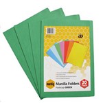 MARBIG MANILLA FOLDER FOOLSCAP GREEN PACK 20