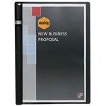 MARBIG SPINE CLAMP FILE A4 BLACK