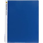 MARBIG DISPLAY BOOK NONREFILABLE INSERT COVER 20 POCKET A4 CLEARBLUE