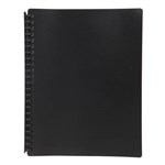 DISPLAY BOOK A4 20 POCKET BLACK