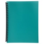 DISPLAY BOOK A4 20 POCKET GREEN