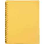 DISPLAY BOOK A4 20 POCKET YELLOW