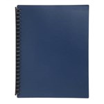 DISPLAY BOOK A4 20 POCKET DARK BLUE