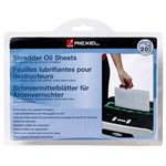 REXEL SHREDDER OIL SHEETS PACK 20