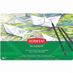 DERWENT ACADEMY WATERCOLOUR PENCILS ASSORTED TIN 36