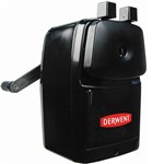 DERWENT SUPER POINT MANUAL DESK PENCIL SHARPENER 1HOLE BLACK