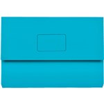 MARBIG SLIMPICK DOCUMENT WALLET FOOLSCAP BLUE