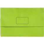 MARBIG SLIMPICK DOCUMENT WALLET FOOLSCAP GREEN