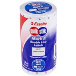 QUIKSTIK MARK II PRICING GUN LABEL PERMANENT USE BY 1000 LABELSROLL 23 X 16MM WHITE PACK 5