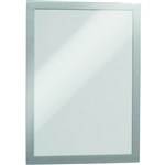 DURABLE DURAFRAME MAGNETIC FRAME A4 SILVER PACK 5