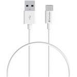 VERBATIM CHARGE AND SYNC CABLE USBA TO USBC 1M WHITE