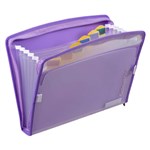 COLOURHIDE  ZIP IT EXPANDING FILE A4 LAVENDER