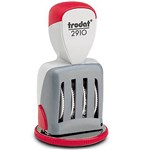 TRODAT 2910U12 CUSTOM MADE CLASSIC TIME AND DATE STAMP 12 HOUR CLOCK FACE 4 BAND 50MM