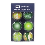 QUARTET MAGNETIC BUTTON LEAF PK6