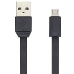 MOKI SYNCHARGE CABLE USBA TO MICROUSB 100MM BLACK