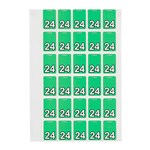 AVERY 44244 LATERAL FILE LABEL TOP TAB YEAR CODE 24 20 X 30MM PACK 150