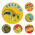 AVERY 69605 MERIT STICKERS AUSSIE ART PACK 96