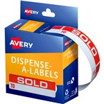 AVERY 937253 MESSAGE LABELS SOLD TO 19 X 64MM BOX 125