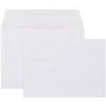 CUMBERLAND C6 ENVELOPES BANKER PLAINFACE SELF SEAL 80GSM 114 X 162MM WHITE BOX 500
