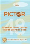PICTOR PREMIUM EXERCISE BOOK DOTTED THIRDS 14MM 70GSM 48 PAGE A4 JUPITER