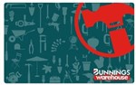 BUNNINGS WAREHOUSE GIFT CARD