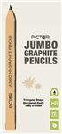 PICTOR PREMIUM GRAPHITE NATURAL JUMBO TRIANGULAR PENCIL HB