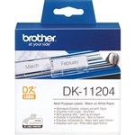 BROTHER DK11204 LABEL ROLL 17 X 54MM WHITE ROLL 400