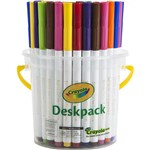 CRAYOLA SUPER TIP COLOURED MARKER PENS ASSORTED CLASSPACK 40