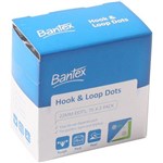 BANTEX HOOK AND LOOP DOTS 22MM X 18M WHITE PACK 150
