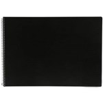 QUILL VISUAL ART DIARY 110GSM 120 PAGE A2 PP BLACK